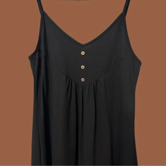 BOGO! Slip Dress with Button Detail - Picture 4 of 6